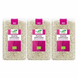 Zestaw 3 x Płatki Gryczane Bio 600 g - Bio Planet 