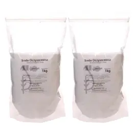 Zestaw 2 x Wodorowęglan Sodu Soda Oczyszczona Proszek 1 kg - Natur Planet