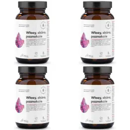 4x  Kolagen Rybi NatiCol (Włosy, Skóra, Paznokcie) 60 Kapsułek - Aura Herbals