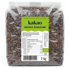 Kakao Surowe Kruszone Bio 1 kg - BATOM