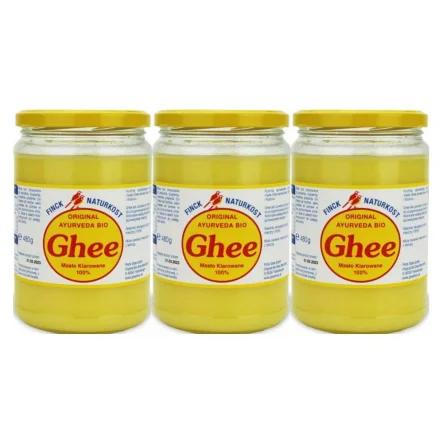 3 x Masło Klarowane Ghee Bio 480 g - Finck Naturkost