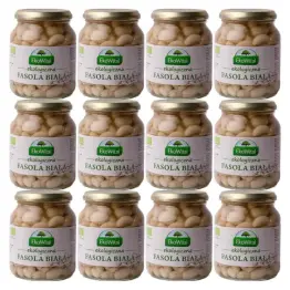 12 x Fasola Biała w Zalewie Bio 360 g (240 g) - Eko-Wital