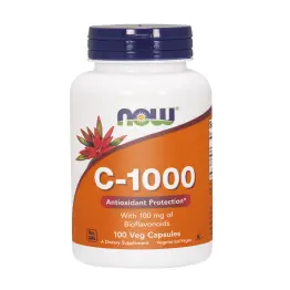 Witamina C-1000 +Bioflawonoidy 100 mg 100 Kapsułek - Now