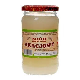 Miód Akacjowy 500 g - Pasieka Sudnik