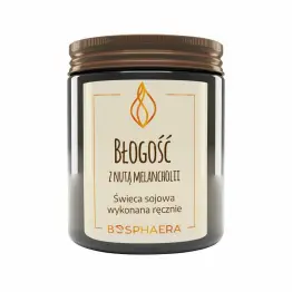Świeca Sojowa Błogość z Nutą Melancholii 190 g - Bosphaera