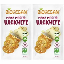 2 x Drożdże Piekarskie Suszone Bezglutenowe Bio 7 g BioVegan