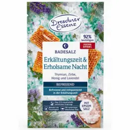 Sól do Kąpieli PRZEZIĘBIENIE I SPOKOJNY SEN 60 g - Dresdner Essenz