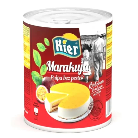 Marakuja Pulpa Bez Pestek 825 g - Kier