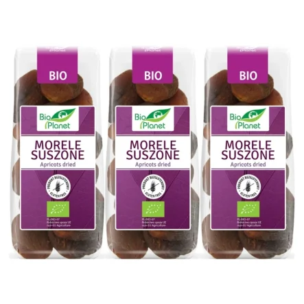 3 x Morele Suszone Bezglutenowe Bio 150 G - Bio Planet
