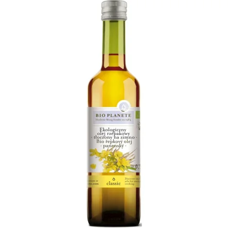 Olej Rzepakowy Virgin Bio 500 ml - Bio Planete