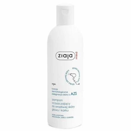 Szampon Oczyszczający Skóra Atopowa AZS 300 ml - Ziaja Med