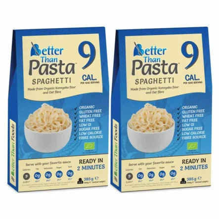 Zestaw 2 x Makaron Konjac Spaghetti Bezglutenowy Bio 385g - Better Than Foods