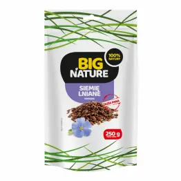Siemię Lniane Ziarno 250 g - Big Nature