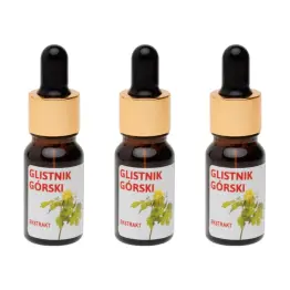 3 x Glistnik Górski Ekstrakt 10 ml