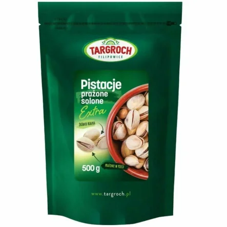 Pistacje Prażone Solone Extra 500 g - Targroch
