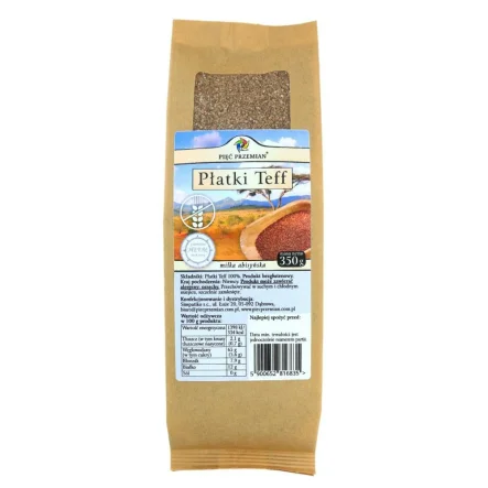 Płatki z Teff Bezglutenowe 350 g - Simpatiko