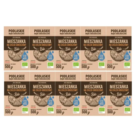 10 x Mieszanka Na Chleb Orkiszowy BIO 500 g - Biolife