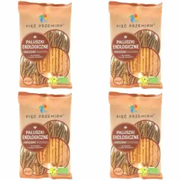 4 x Paluszki Orkiszowe Pełnoziarniste Bio 45 g - Simpatiko