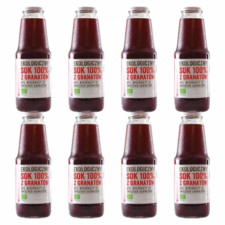 8 x Sok z Granatów NFC Bio 1 l Ekowital