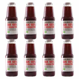 8 x Sok z Granatów NFC Bio 1 l Ekowital