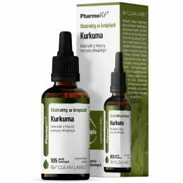 Kurkuma Ekstrakt w Kroplach 30 ml - Pharmovit