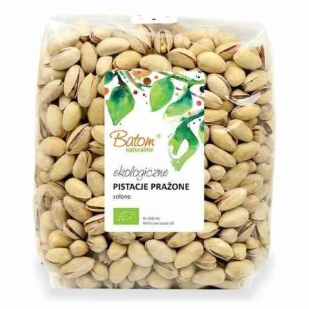Pistacje Prażone Solone Bio 1 kg - BATOM