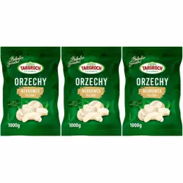 Zestaw 3 x Orzechy Nerkowca Połówki 1 kg - Targroch