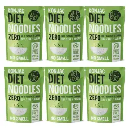 6 x Makaron Shirataki Konjac Noodles Zero 200 g - Diet-Food