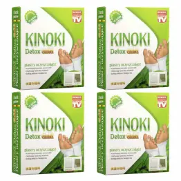 Zestaw 4 x Kinoki Detox Gold Plastry Oczyszczające 10 Sztuk