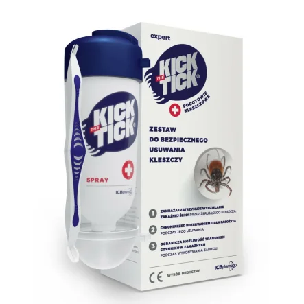 Kick The Tick - Zestaw do Bezpiecznego Usuwania Kleszczy 9 ml - ICB Pharma