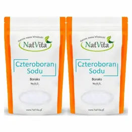 2 x Czteroboran Sodu Dziesięciowodny Boraks 900 g - Natvita Borax