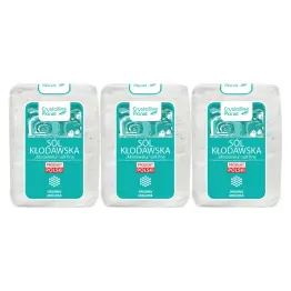 3 x Sól Kłodawska Drobno Mielona 600 g - Crystalline Planet