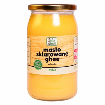 Masło Sklarowane Ghee 810 ml (750 g) - Palce Lizać