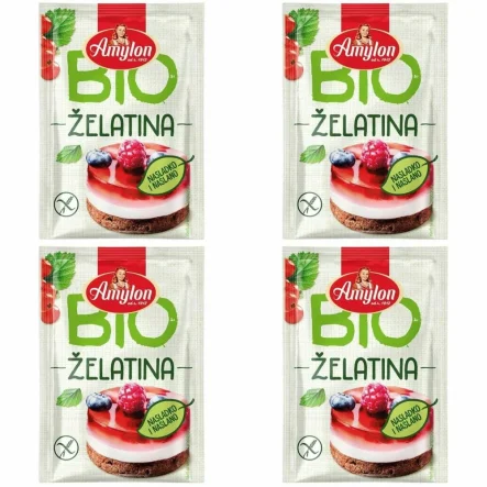 4 x Żelatyna w Proszku Bezglutenowa Bio 20 g – Amylon
