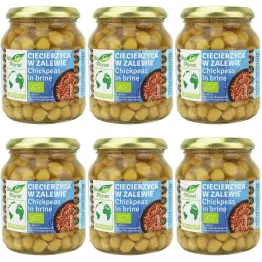 6 x Ciecierzyca w Zalewie w Słoiku Bio 350 g (230 g) - Bio Planet