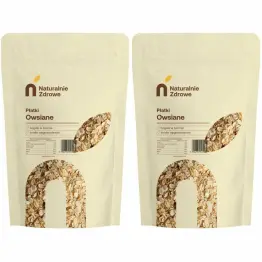 2 x Płatki Owsiane 1 kg - Naturalnie Zdrowe