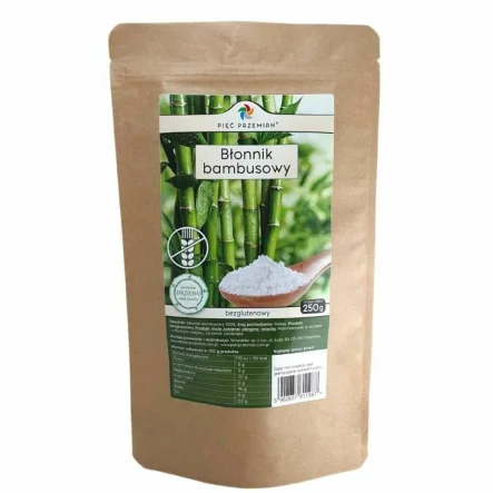 Błonnik Bambusowy 250 g - Pięć Przemian