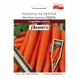 Marchew Jadalna - Jagna na Taśmie z Nawozem 5 m (ok. 420 Nasion) - PlantiCo