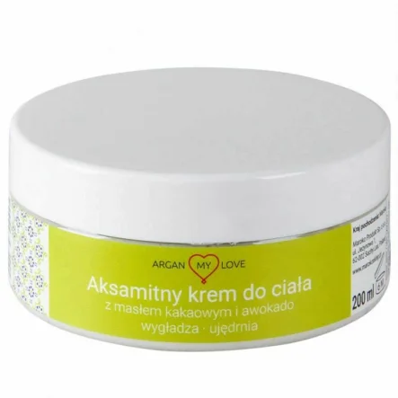 Aksamitny Krem do Ciała Masło Kakaowe and  Awokado 200 ml - Argan My Love