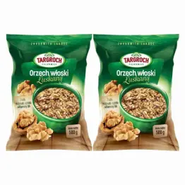 Zestaw 2 x Orzechy Włoskie Łuszczone 500 g - Targroch
