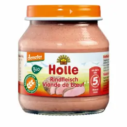 Danie dla Niemowląt Mięso Wołowe Bio Demeter 125 g - Holle