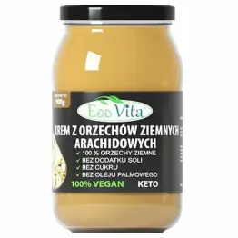 Krem z Orzechów Ziemnych 100% 900 g - EOOVITA- Krem Orzechowy