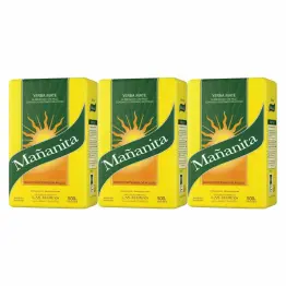 3 x Yerba Mate Mananita 500 g
