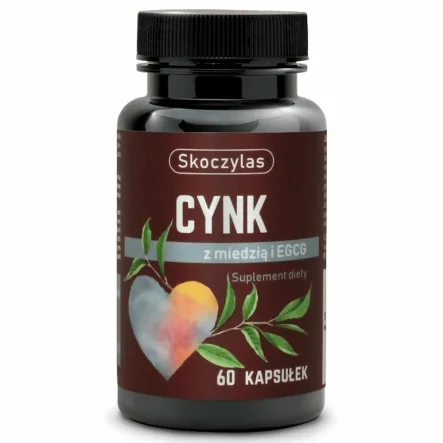 Cynk, Miedź i Ekstrakt Zielonej Herbaty EGCG 60 Kapsułek - Skoczylas