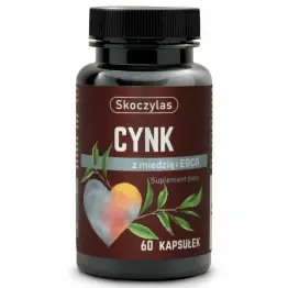 Cynk, Miedź i Ekstrakt Zielonej Herbaty EGCG 60 Kapsułek - Skoczylas