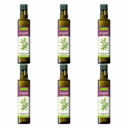 6 x Olej Sezamowy Bio 250 ml - Rapunzel