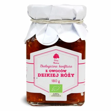 Konfitura z Owoców Dzikiej Róży EKO 180 g - Dary Natury