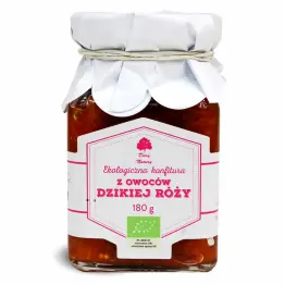 Konfitura z Owoców Dzikiej Róży EKO 180 g - Dary Natury