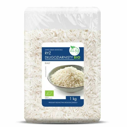 Ryż Biały Długoziarnisty Bio 1 kg - Bio Life