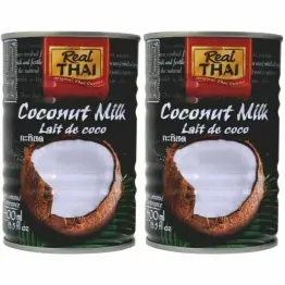 Mleczko Kokosowe 17-19% 400 ml Real Thai - Zestaw 2 x 400 ml